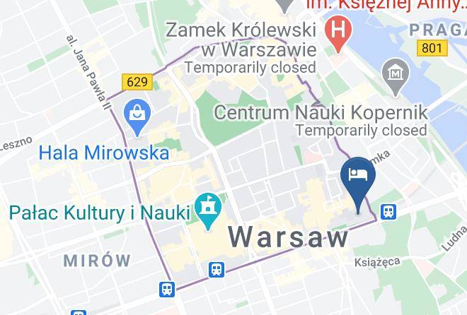 Warsaw - Chopin Boutique B&b Maps