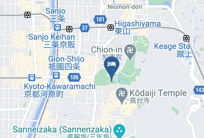 Kyoto City Higashiyama Ward - Chourakukan Maps