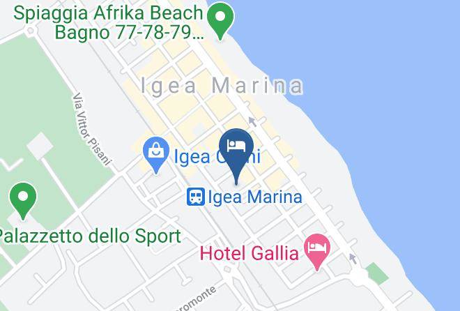 Rimini - Hotel Chris Igea Marina Maps