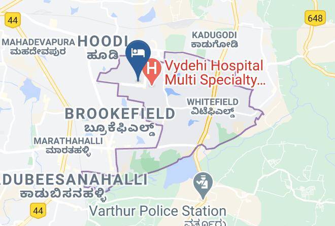 Bengaluru - Chris Hotel Whitefield Maps