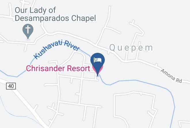 Quepem - Chrisander Resort Maps