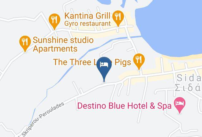 Kerkira - Christakis Hotel Maps