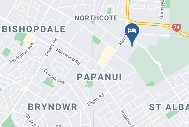 Christchurch - Christchurch Top 10 Holiday Park Maps