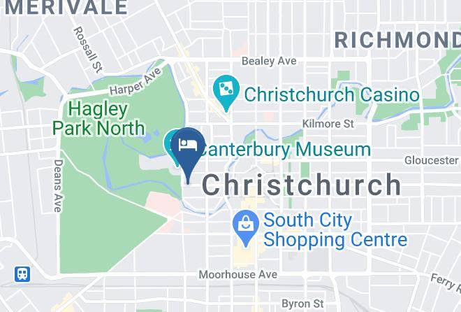 Christchurch - Christchurch Ymca Maps