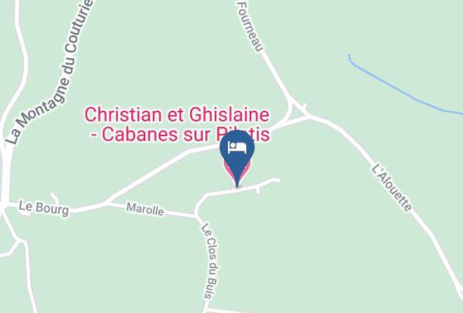 Saone Et Loire - Christian Et Ghislaine Cabanes Sur Pilotis Maps