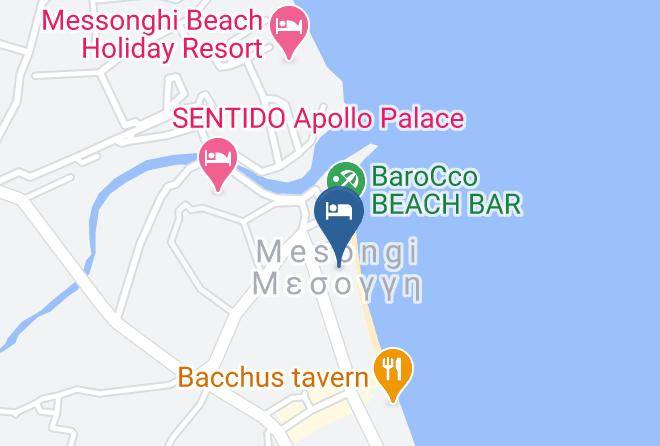 Kerkira - Christina Hotel Maps