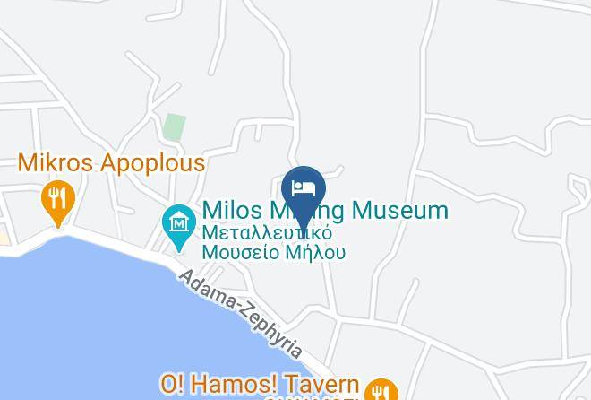 Christina Rooms Mapa
 - Southern Aegean - Milos