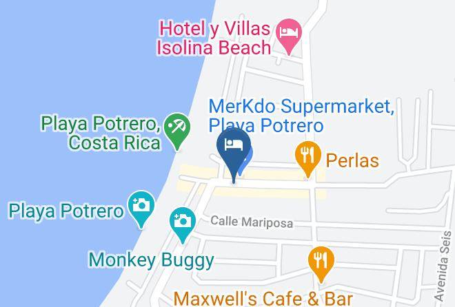Santa Cruz - Christina's Bar And Grill And Hideaway Maps