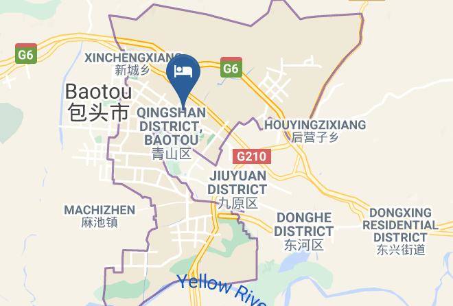 Baotou - Christine Hotel Baotou Maps