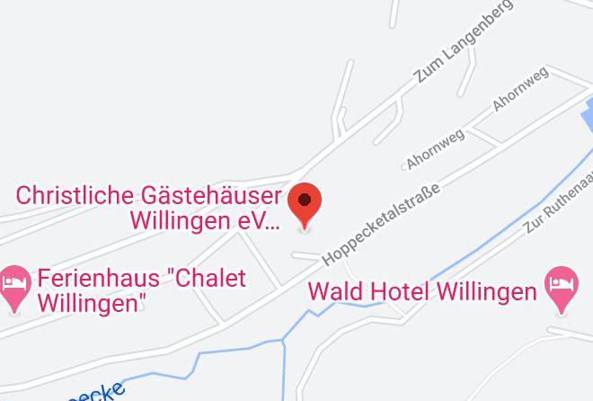 Waldeck Frankenberg - Christliche Gastehauser Willingen Ev Maps