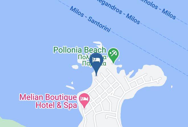 Milos - Christo Holiday Homes & Studios Maps
