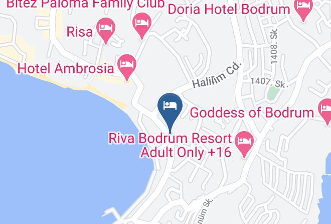 Bodrum - Chronos Beach Hotel Maps