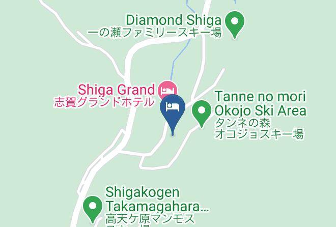Yamanouchi Townshimotakai District - Chu Hotel Maps