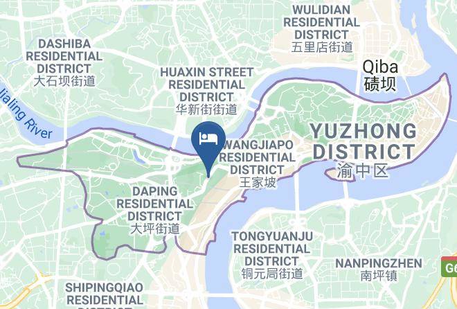 Yuzhong District - Chuangyou Business Hotel Wanda Square Chongqing Maps