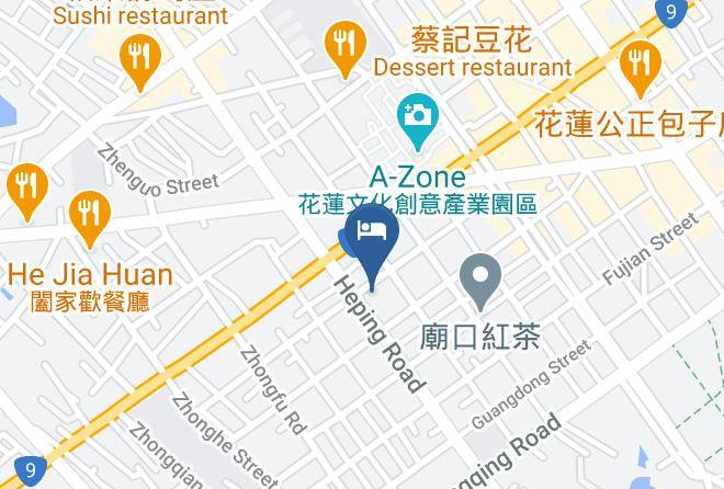 Chuline Hotel Mapa - Taiwan - Hualiennty