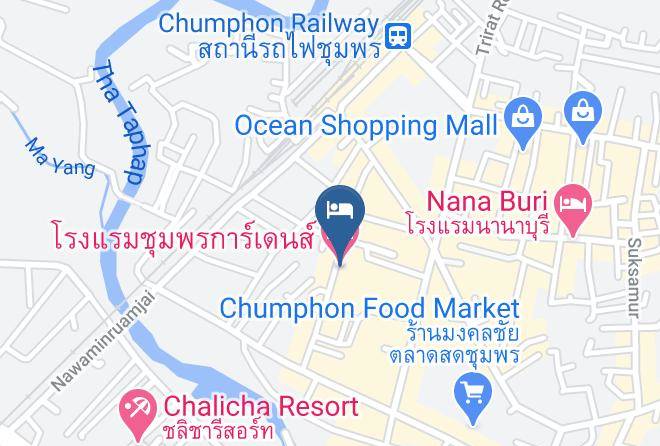 Amphoe Mueang Chumphon - Chumphon Gardens Hotel Maps