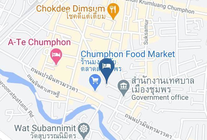 Chumphon Palace Hotel Map