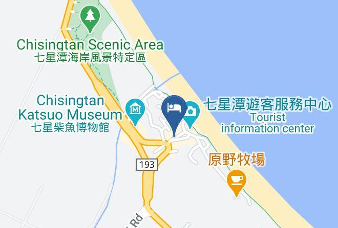 Chun Mure Qixingtan Seaside Hotel Mapa - Taiwan - Hualiennty
