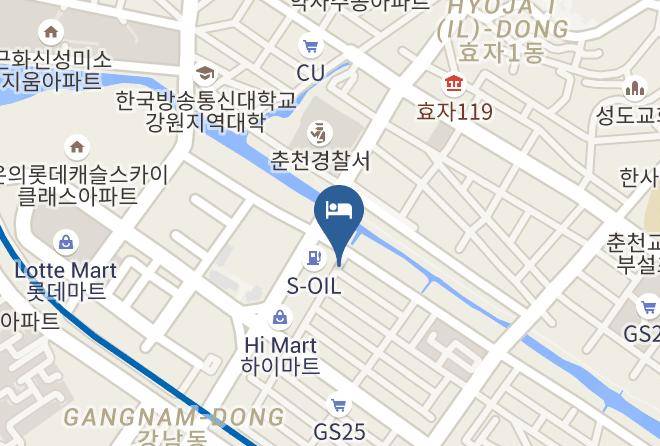 Chuncheon Urbane Hotel Map