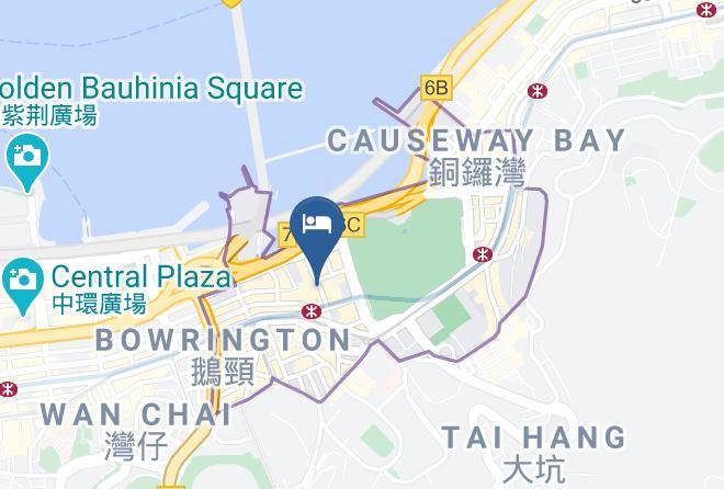 Chung Ming Guest House Mapa - Hong Kong
