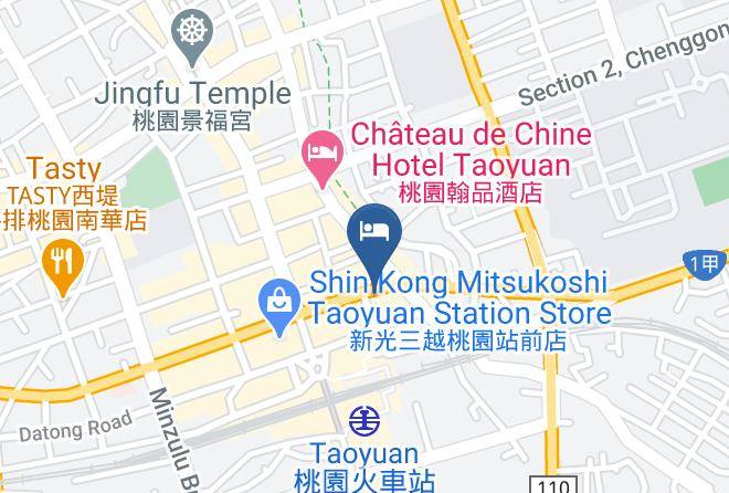 Taoyuan District - Chung Shan Business Hotel Maps