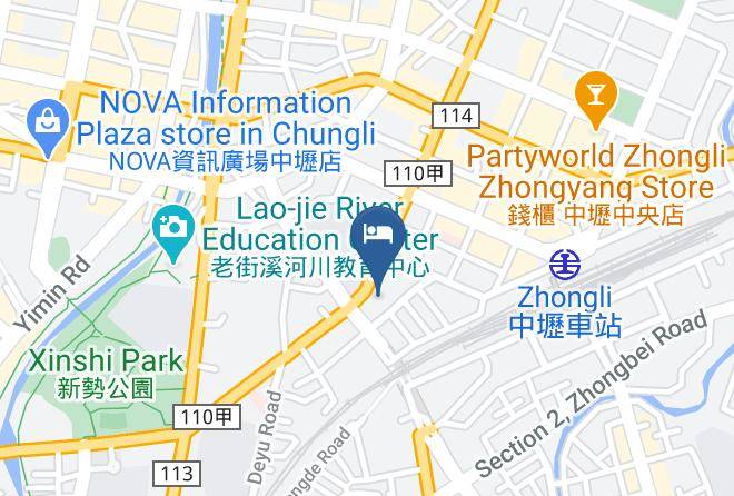 Zhongli District - Chungli Business Hotel Maps
