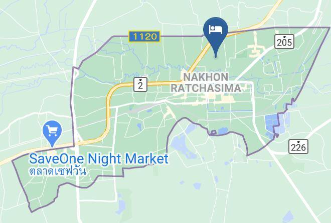 Amphoe Mueang Nakhon Ratchasima - Chunlee Grand Hotel Maps