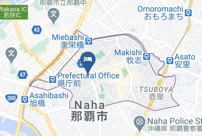 Naha City - Chura Cabin Kokusai Dori Maps