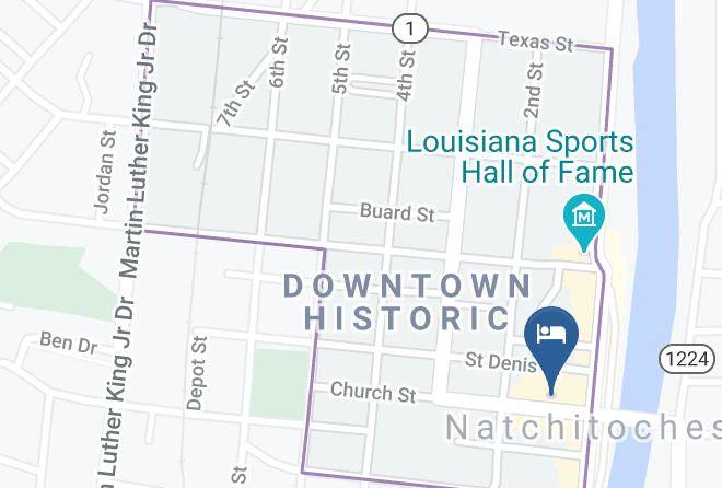 Natchitoches Par - Church Street Inn Maps