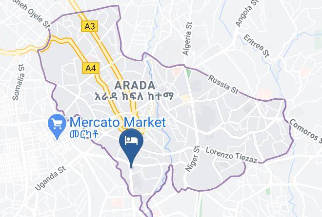 Addis Ababa - Churchill Hotel Maps