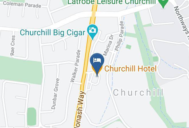 Latrobe - Churchill Hotel Maps