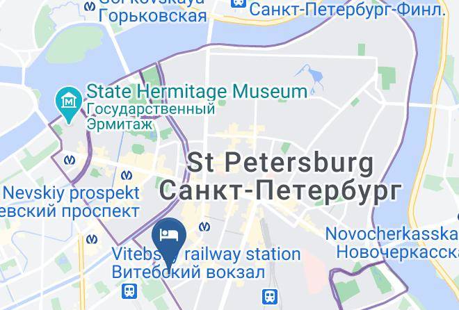 Saint Petersburg - Churchill Hotel Maps