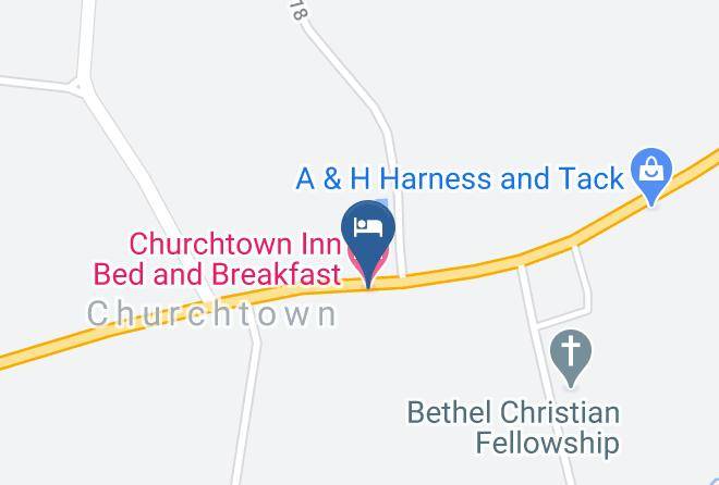 Lancaster - Churchtown Inn Bed And Breakfast Maps