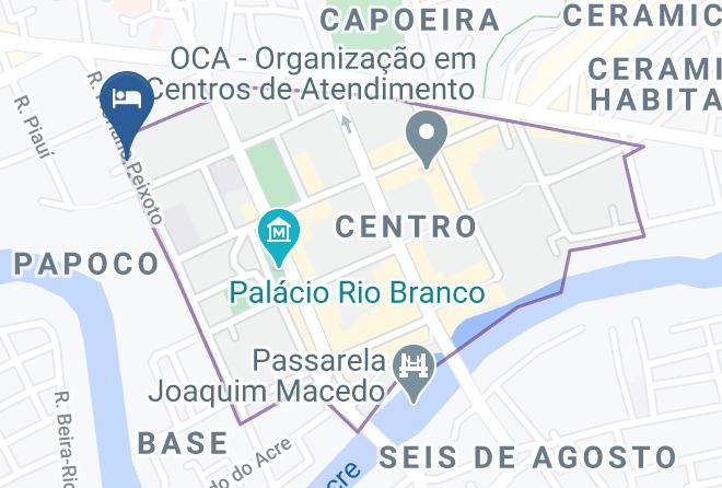 Rio Branco - Churrascaria Hotel Triangulo Maps