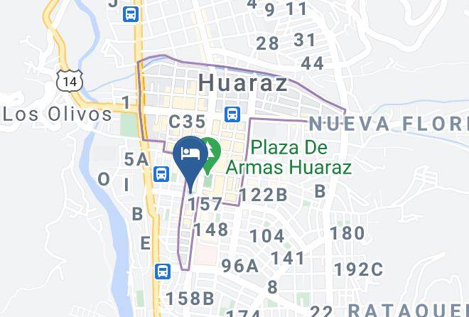 Huaraz - Churup Mountain Lodge Maps