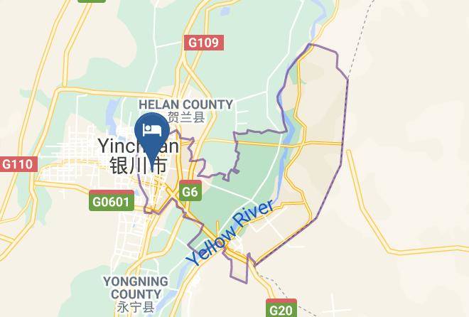 Yinchuan - Chushui Furong Hotel Maps