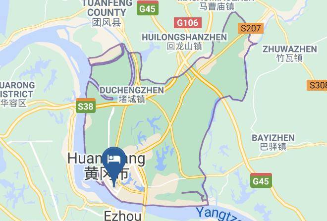 Huanggang - Chutian Hotel Maps