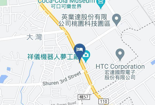 Chuto Plaza Hotel Map - Taoyuan City - Taoyuan District