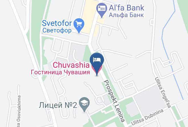 Cheboksary - Chuvashia Hotel Maps