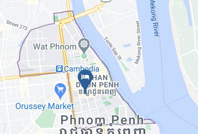 Doun Penh - Chuxinshanpin Hotel Maps