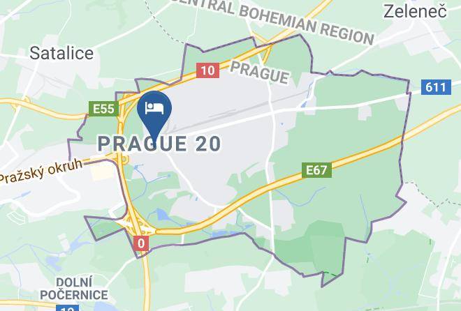 Prague - Chvalska Tvrz Maps