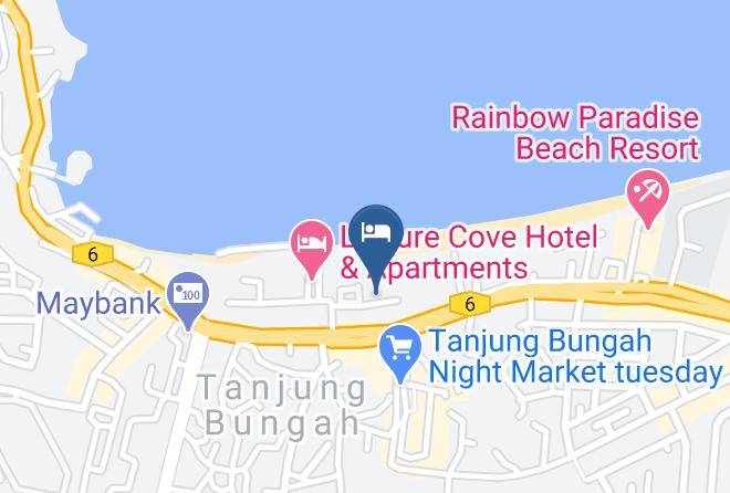 Chymes Hotel Penang Map