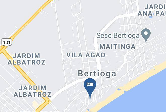Bertioga - Cia Do Mar Hotel Bertioga Litoral Norte Maps