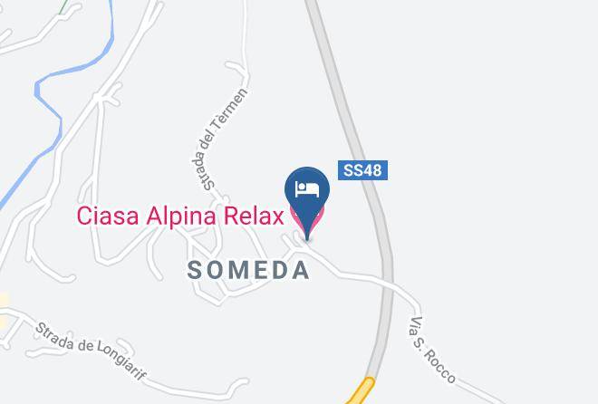 Trento - Ciasa Alpina Relax Hotel Maps