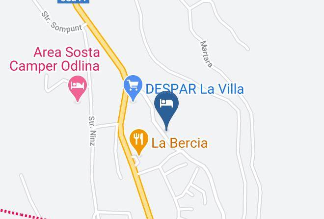 Ciasa Barbara Map
