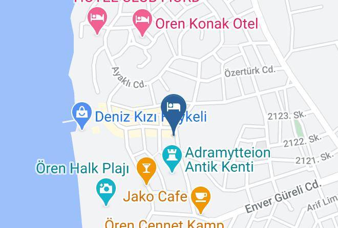 Burhaniye - Cicek Aile Pansiyonu Maps