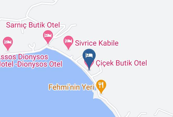 Ayvacik - Cicek Butik Otel Maps