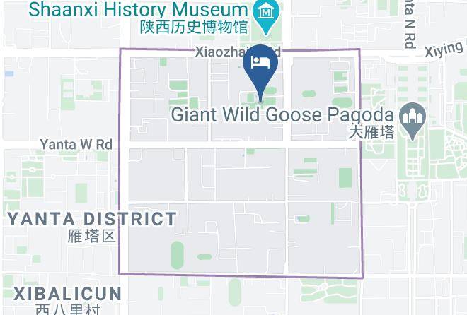 Xi An - Cien Hotel Maps