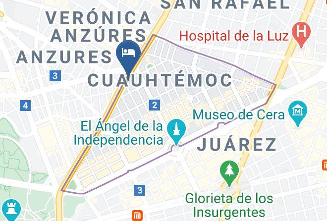 Cuauhtemoc - Cies Hotel Maps