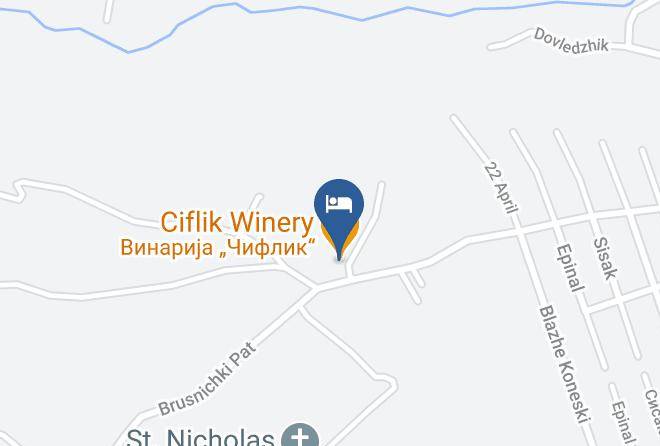 Bitola - Ciflik Winery Maps
